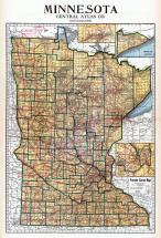 Minnesota State Map, Waseca County 1937